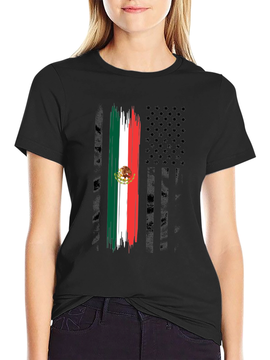 Mexican American Flag T-Shirt