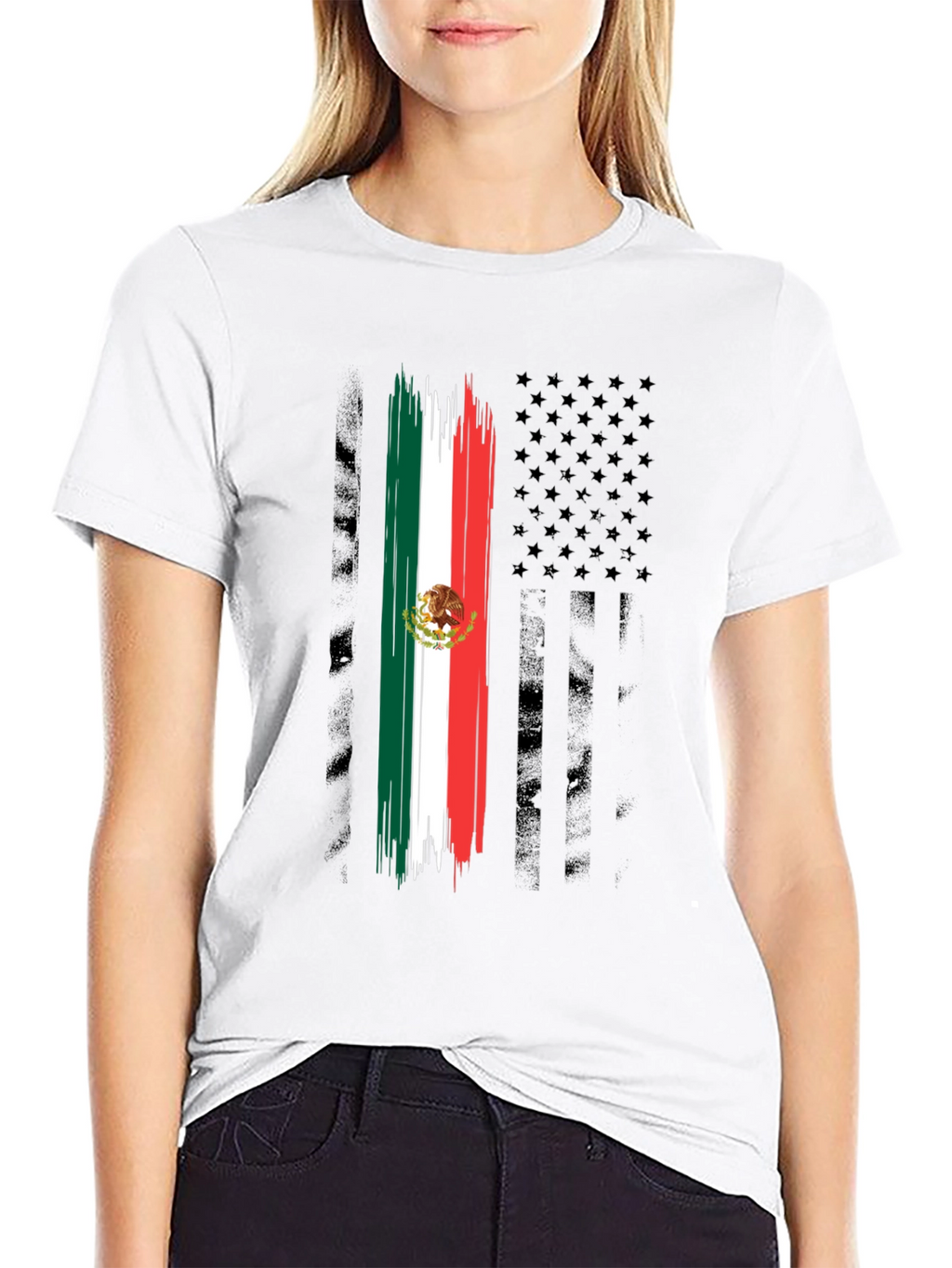 Mexican American Flag T-Shirt