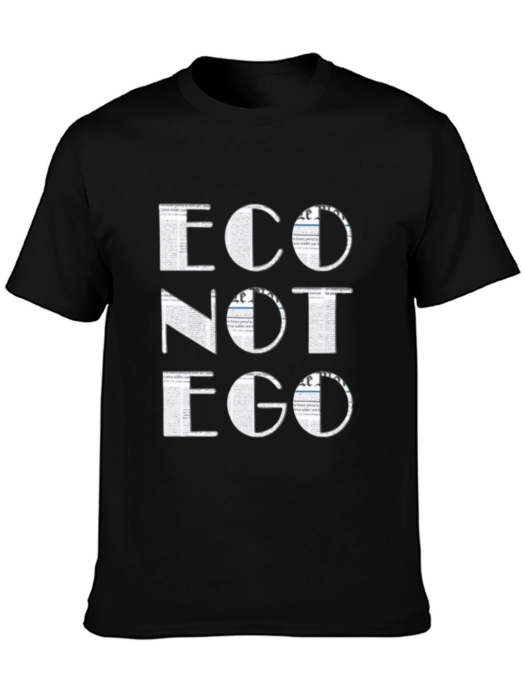Eco Not Ego Graphic Tee - Stylish Statement Shirt