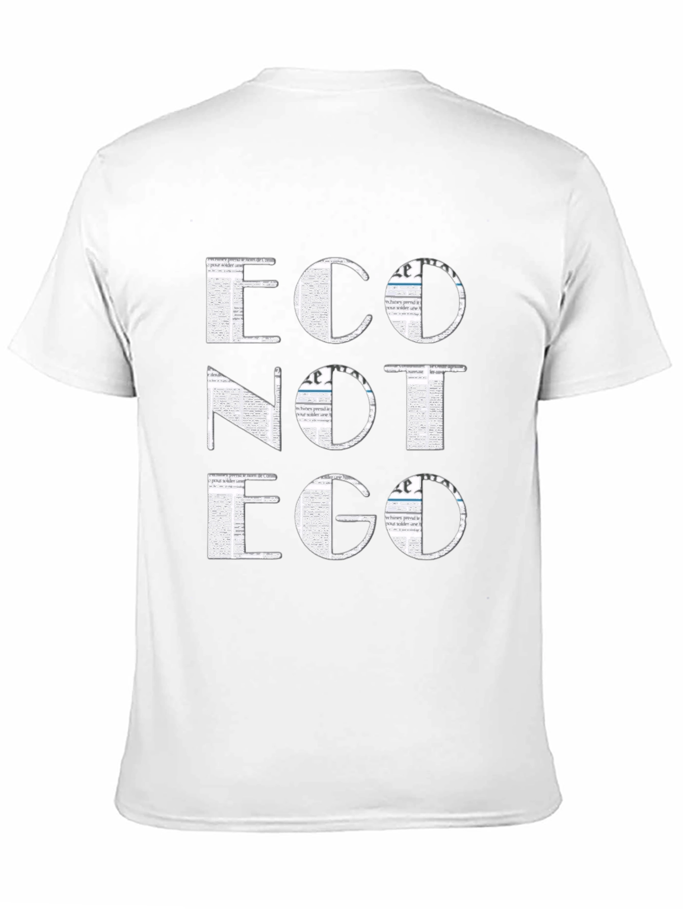 Eco Not Ego Graphic Tee - Stylish Statement Shirt