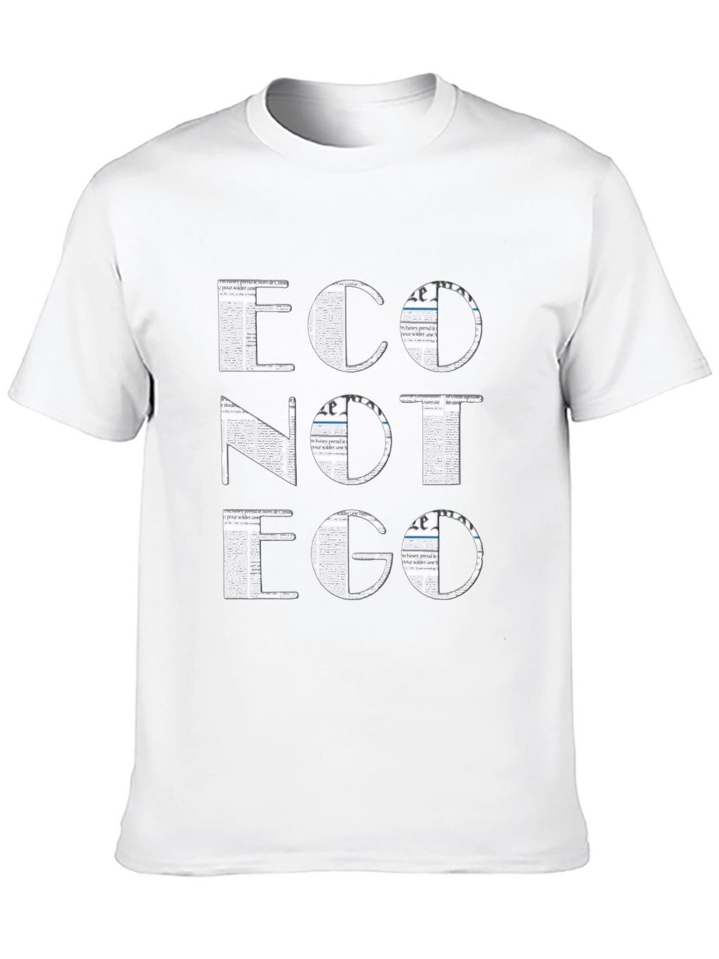 Eco Not Ego Graphic Tee - Stylish Statement Shirt