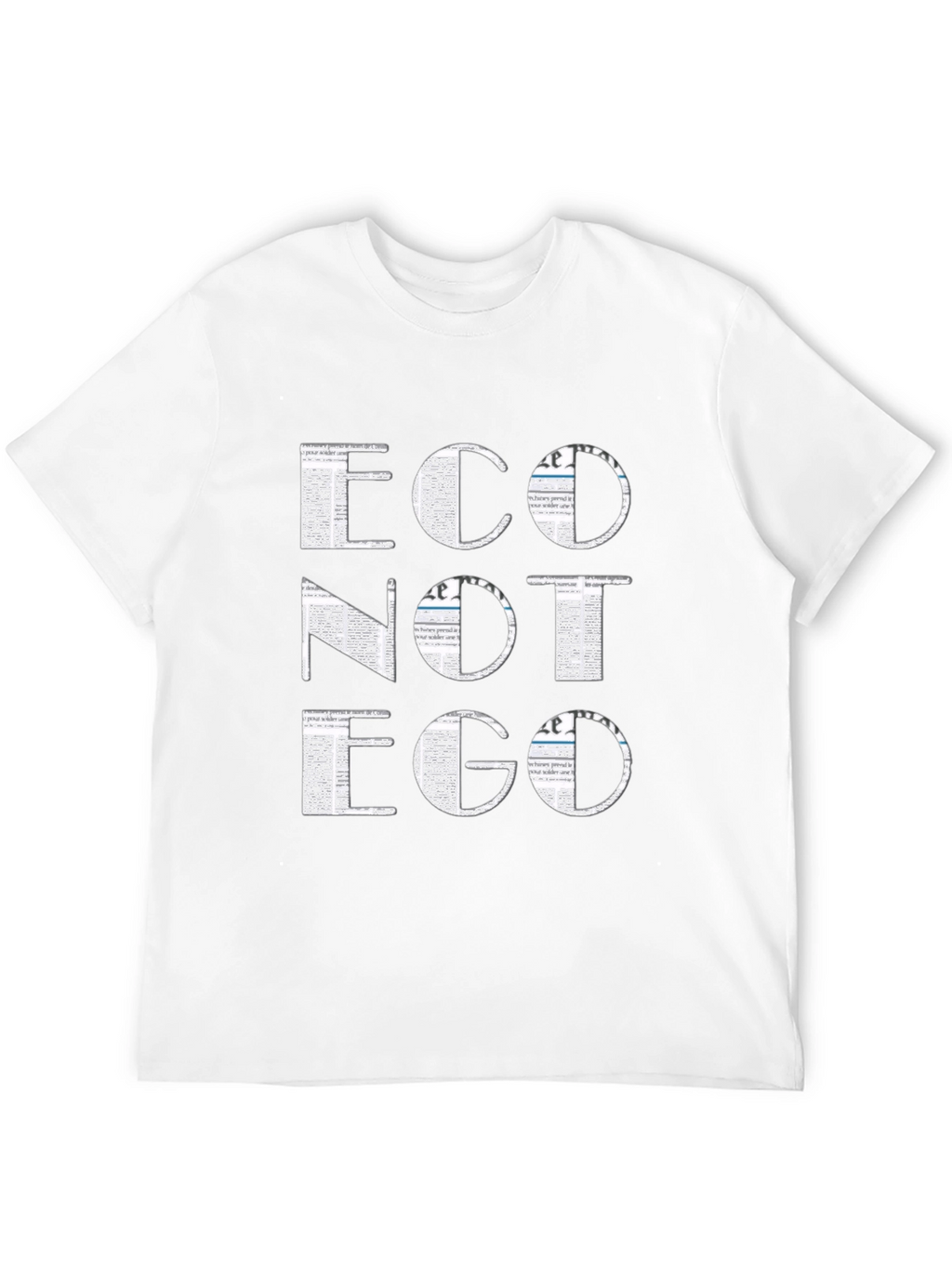 Eco Not Ego Graphic Tee - Stylish Statement Shirt
