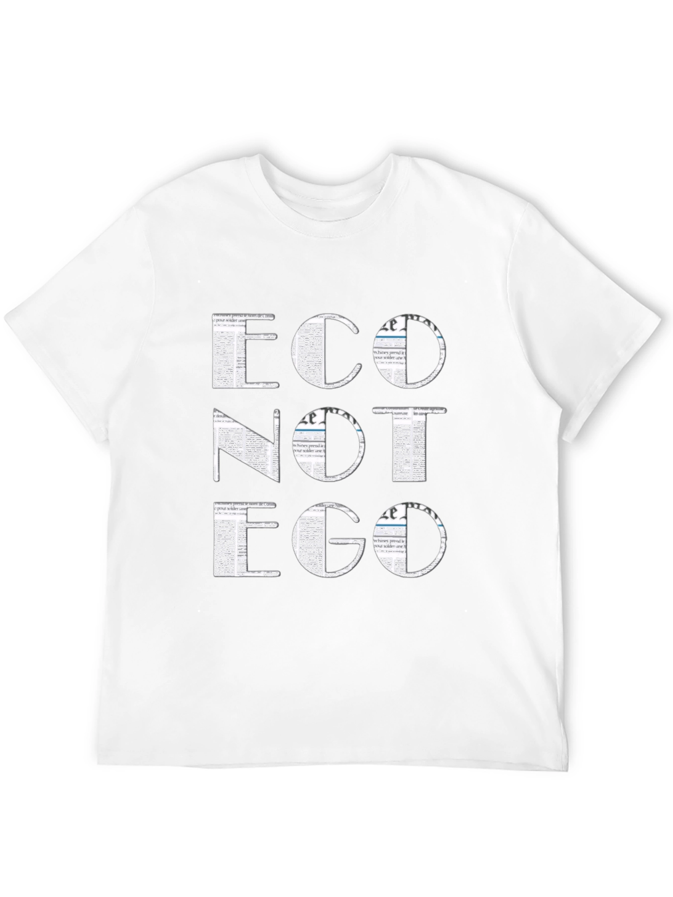 Eco Not Ego Graphic Tee - Stylish Statement Shirt