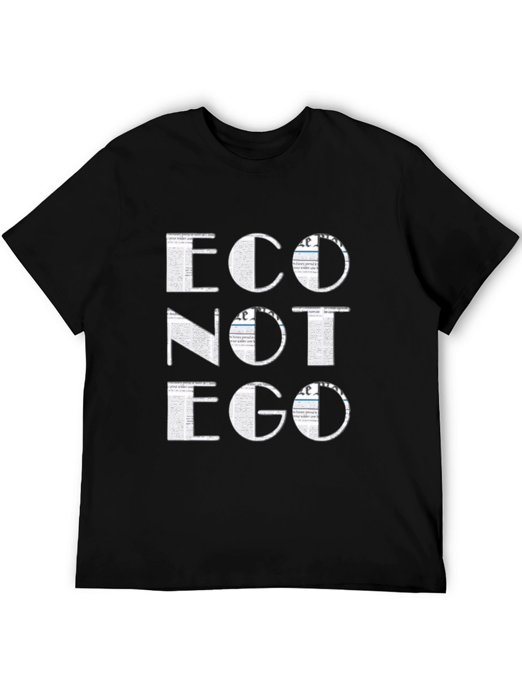 Eco Not Ego Graphic Tee - Stylish Statement Shirt