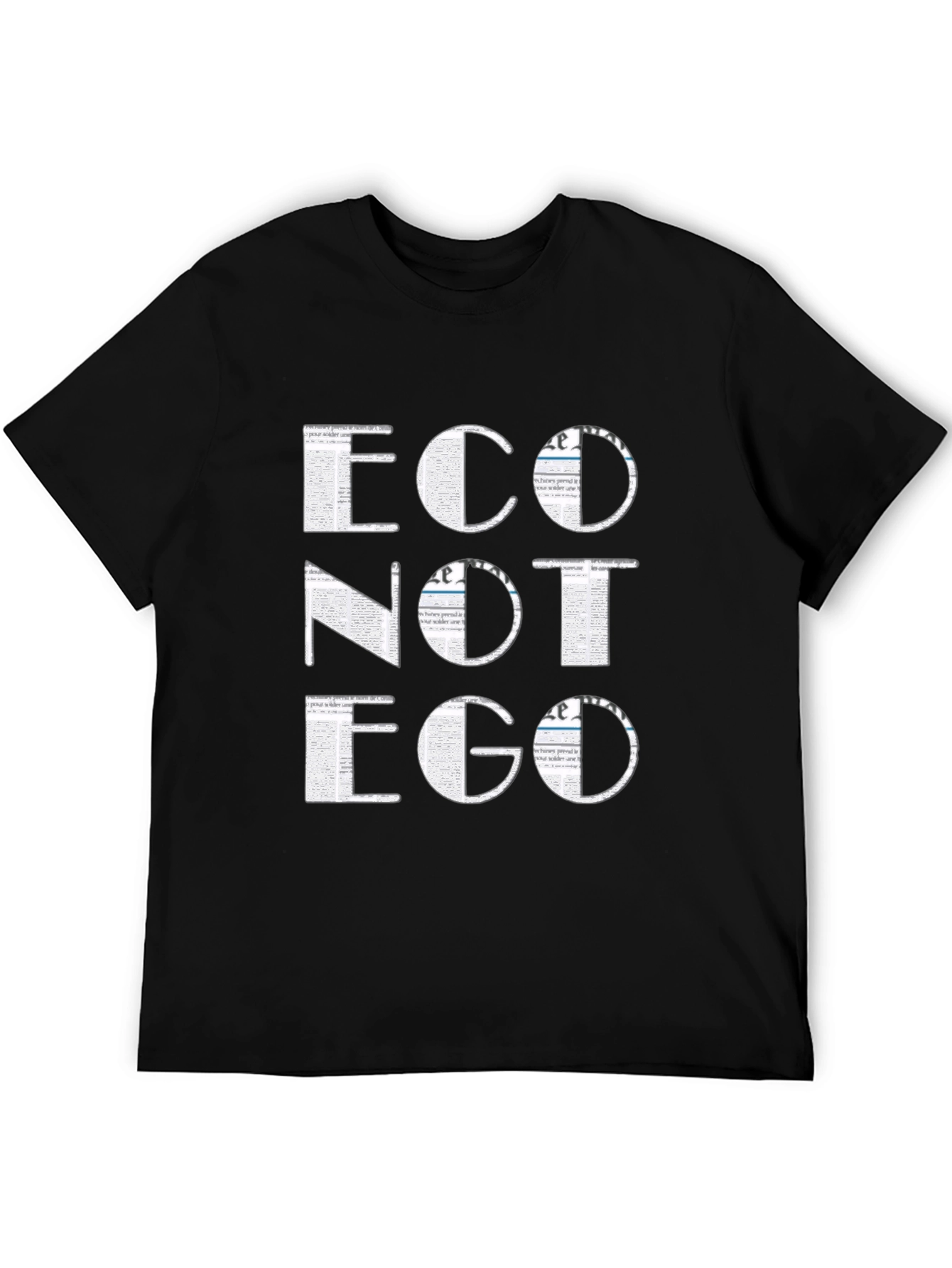 Eco Not Ego Graphic Tee - Stylish Statement Shirt