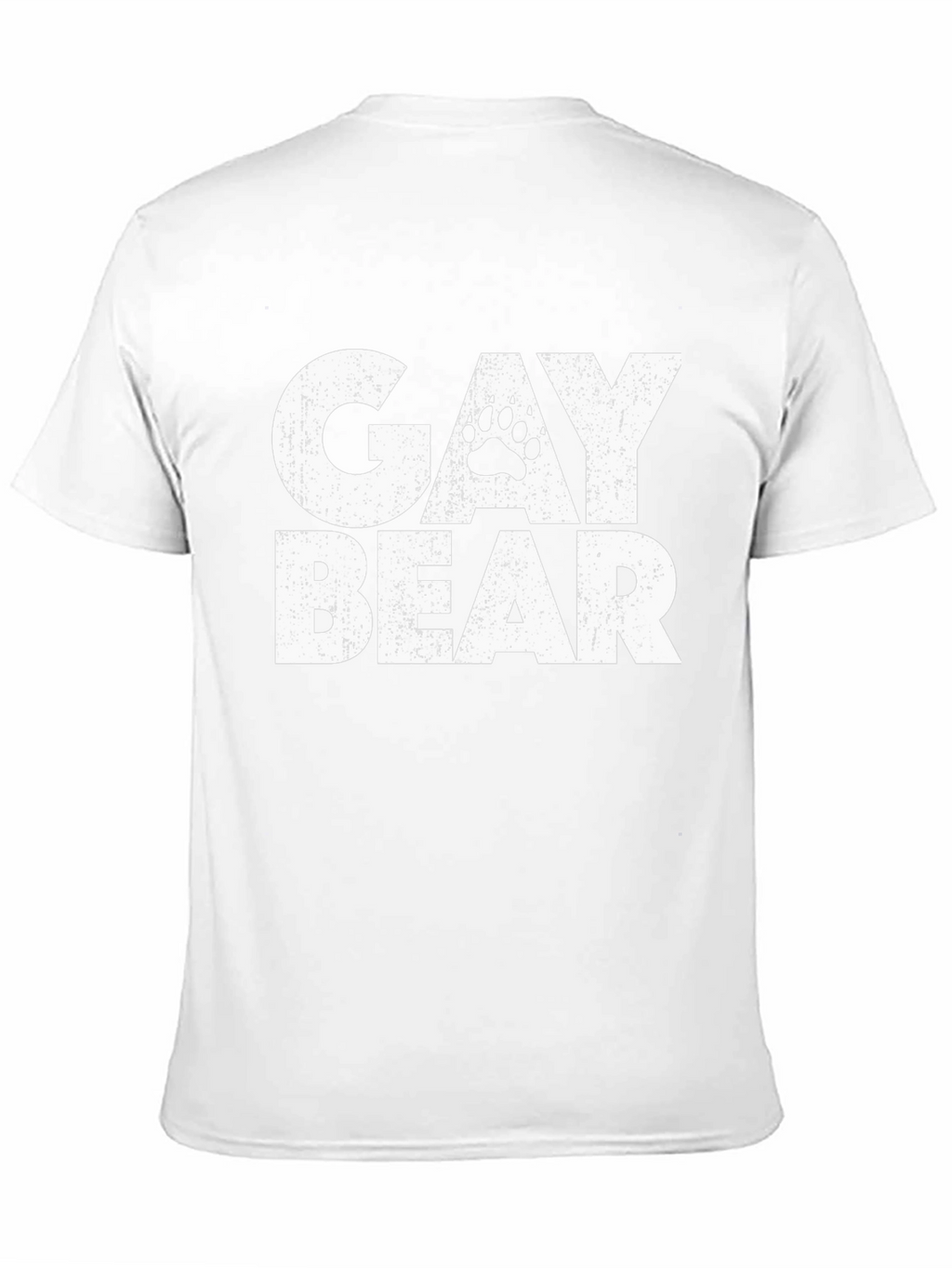 Gay Bear Pride T-Shirt - Black Cotton Blend Tee