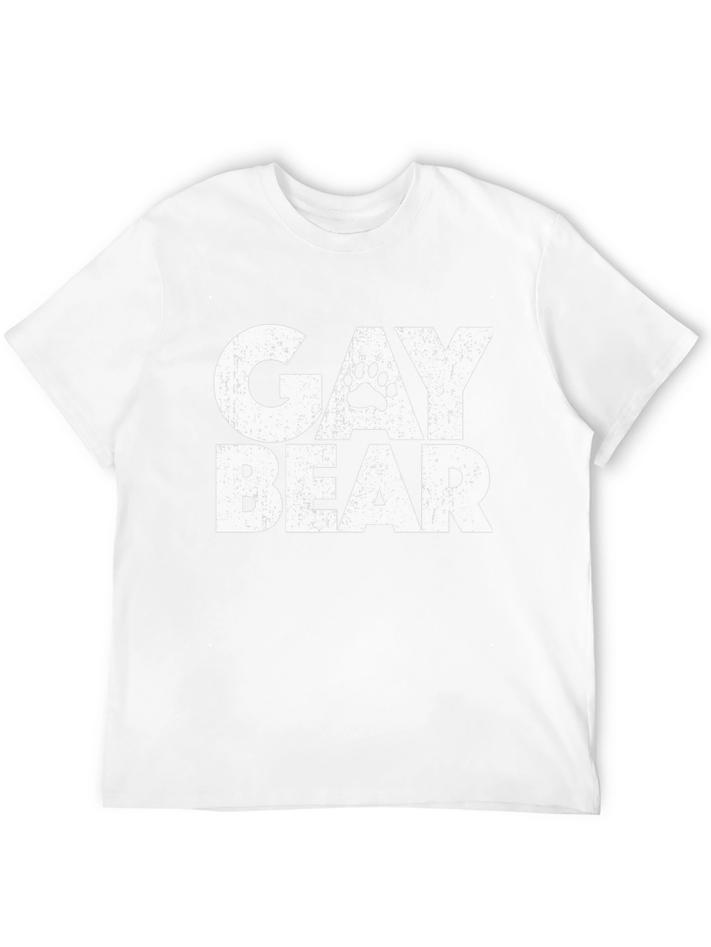 Gay Bear Pride T-Shirt - Black Cotton Blend Tee