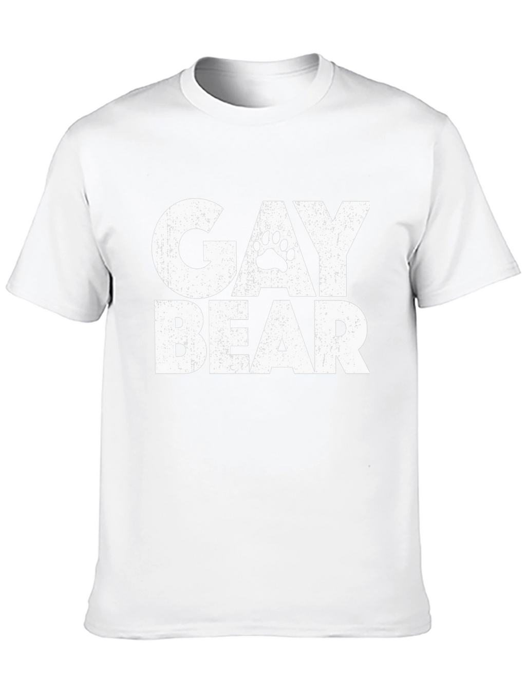 Gay Bear Pride T-Shirt - Black Cotton Blend Tee
