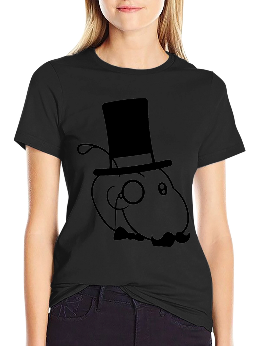 Gentleman Ant Black T-Shirt - Unique Design