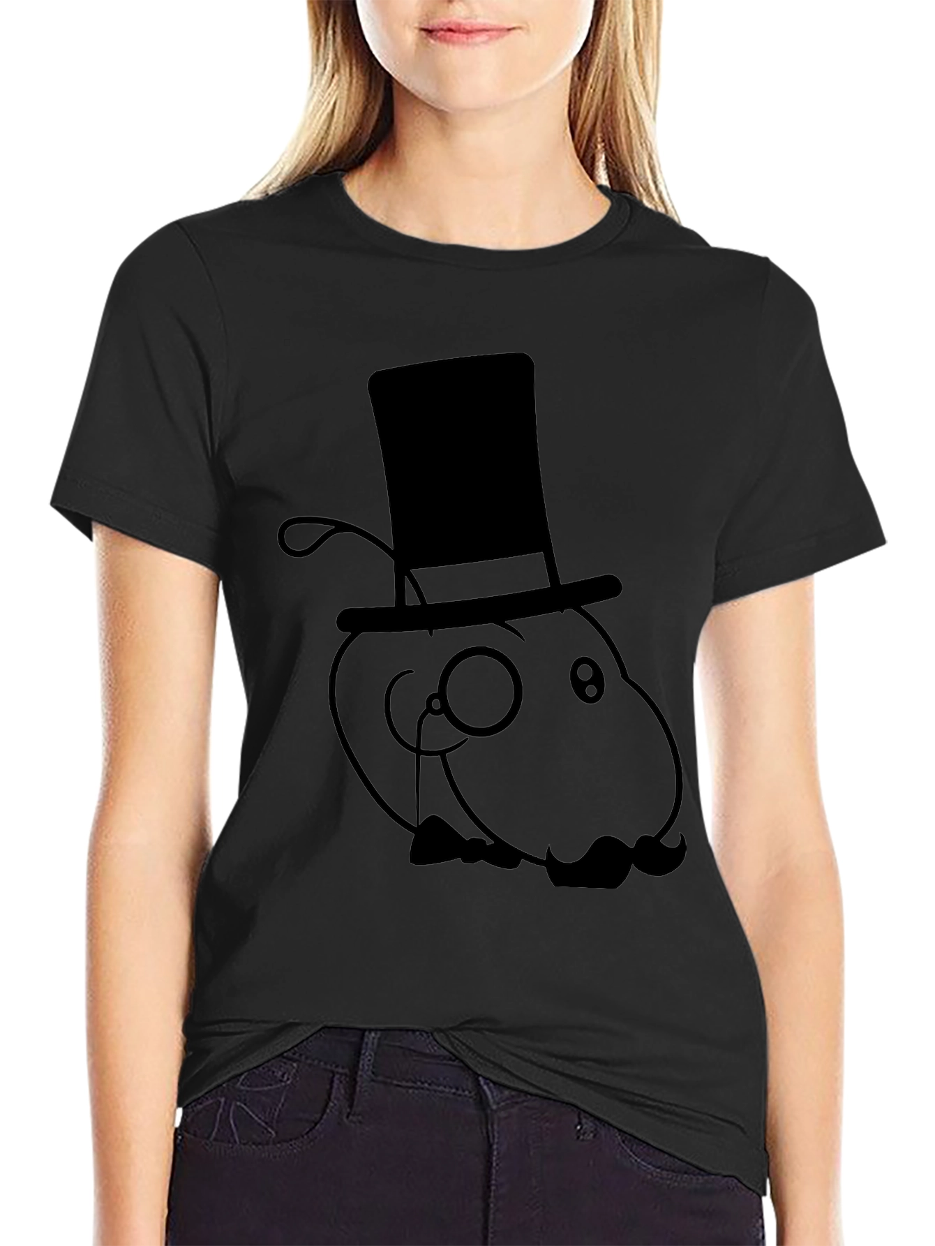 Gentleman Ant Black T-Shirt - Unique Design