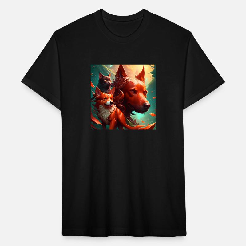 A dog that hunts a cat