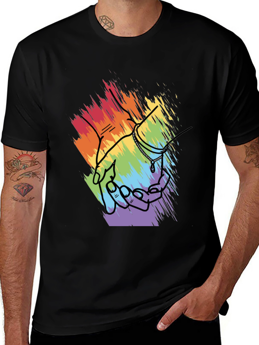 Rainbow Love T-Shirt - Pride Design
