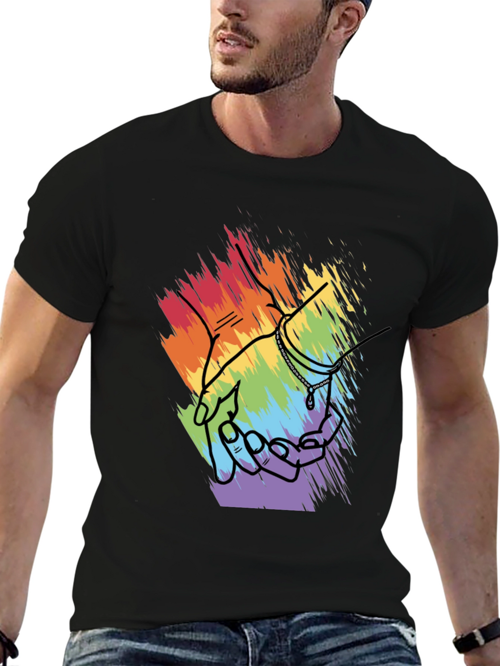 Rainbow Love T-Shirt - Pride Design