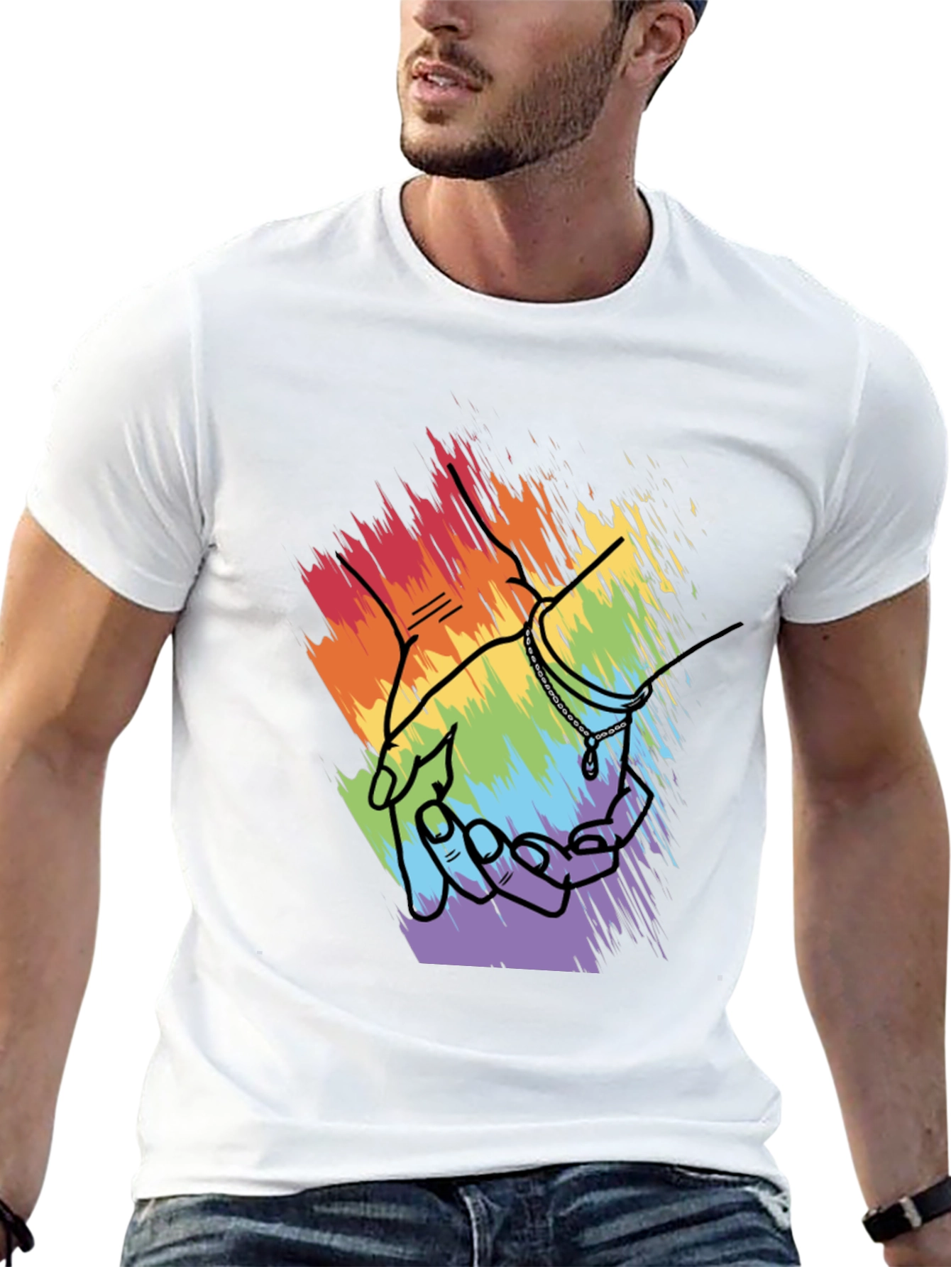 Rainbow Love T-Shirt - Pride Design