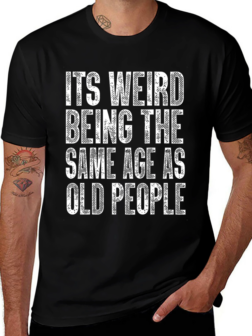 Funny Old People Graphic T-Shirt