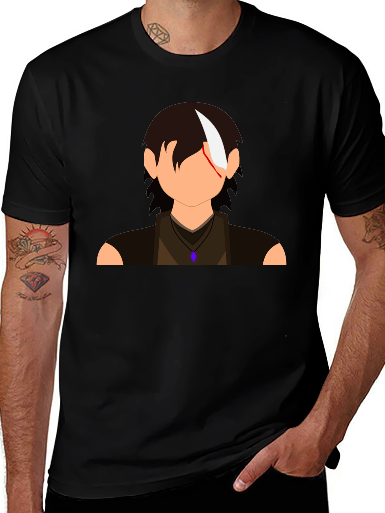 Graphic T-Shirt - Anime Character Design