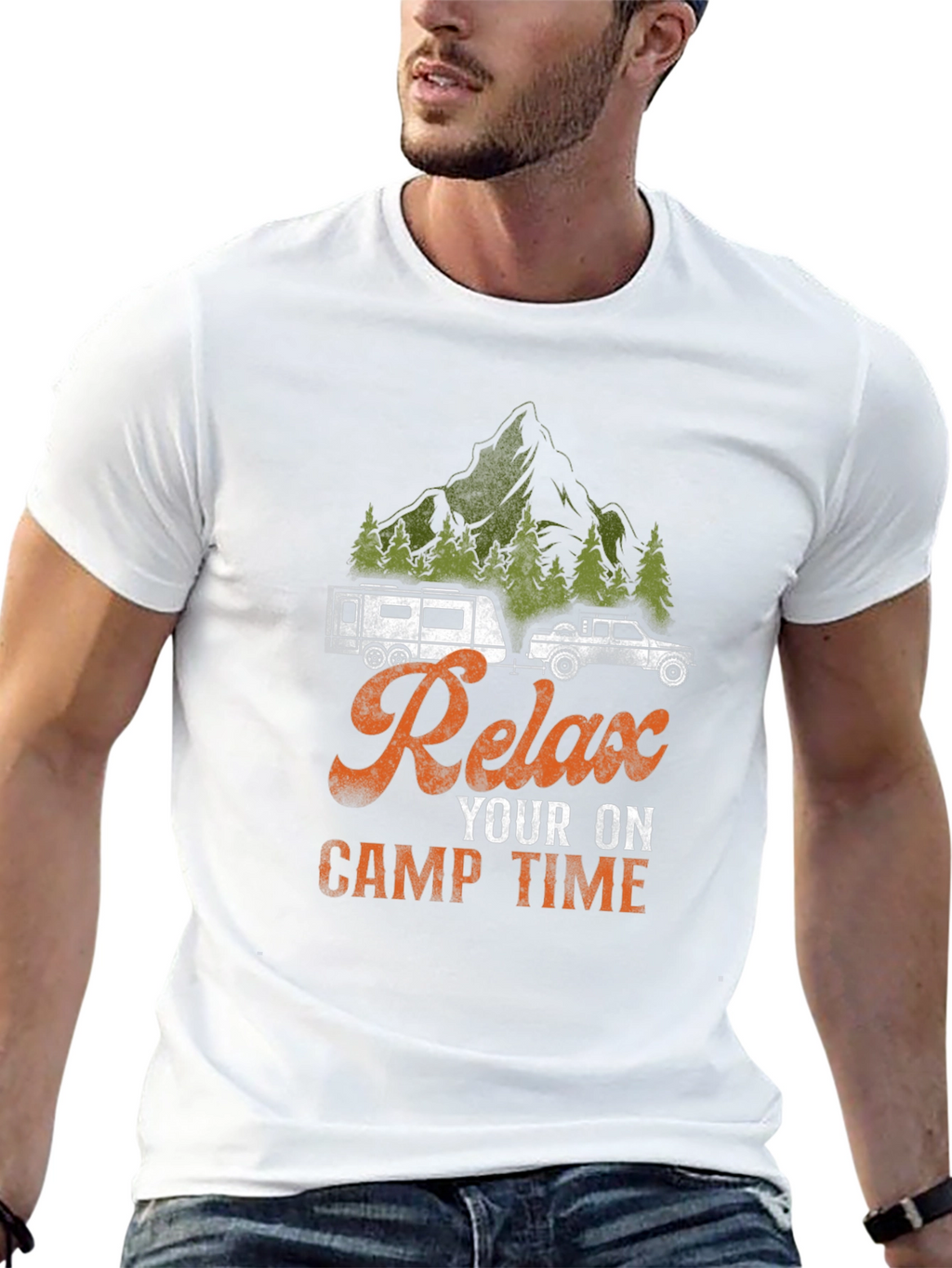Relax Camp Time T-Shirt - Camping Adventure