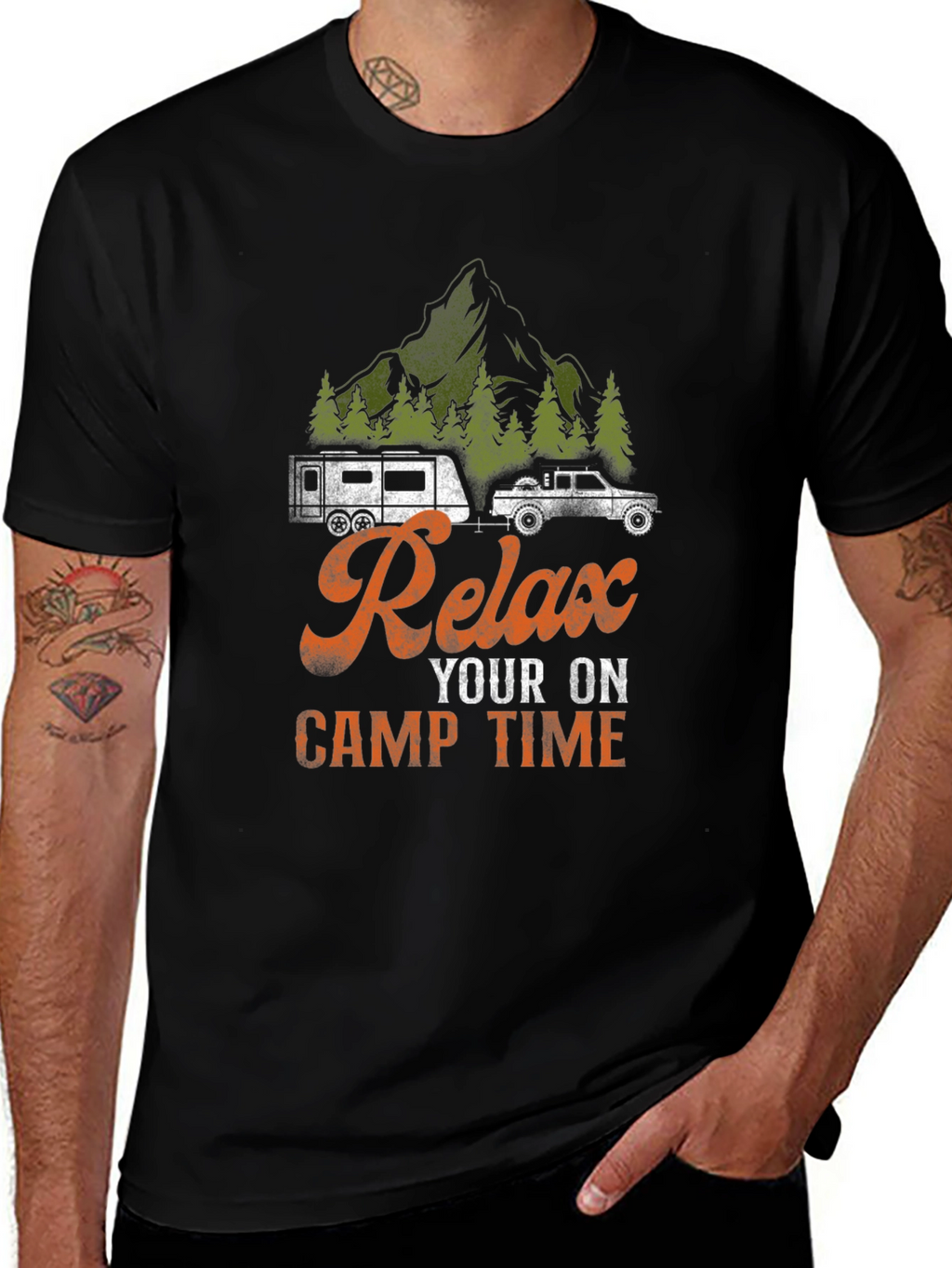Relax Camp Time T-Shirt - Camping Adventure