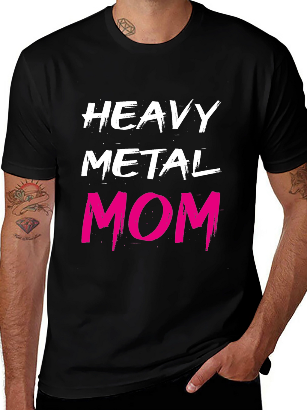 Heavy Metal Mom T-Shirt - Cool Graphic Tee