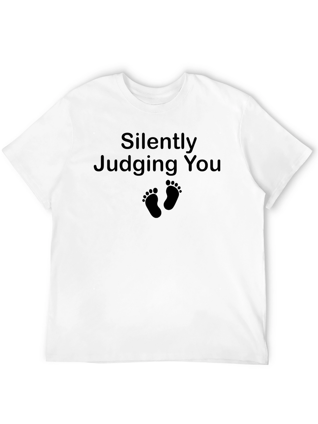 Silently Judging You Graphic Tee - Black