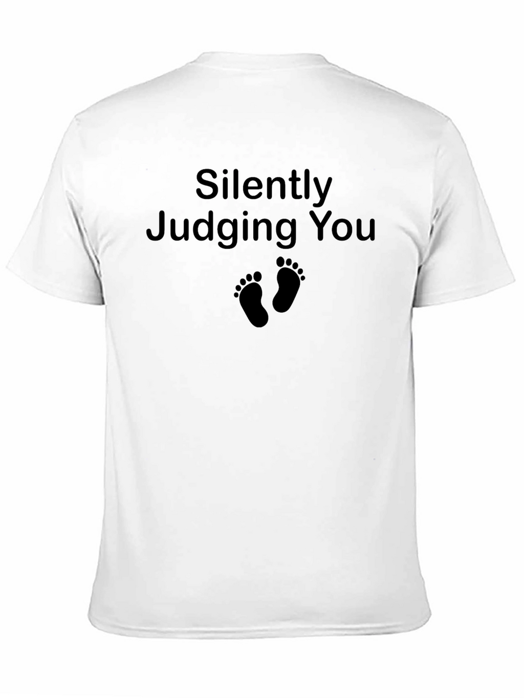 Silently Judging You Graphic Tee - Black