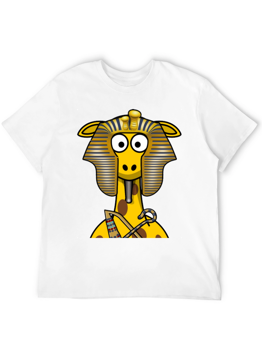Egyptian Giraffe T-Shirt - Novelty Print