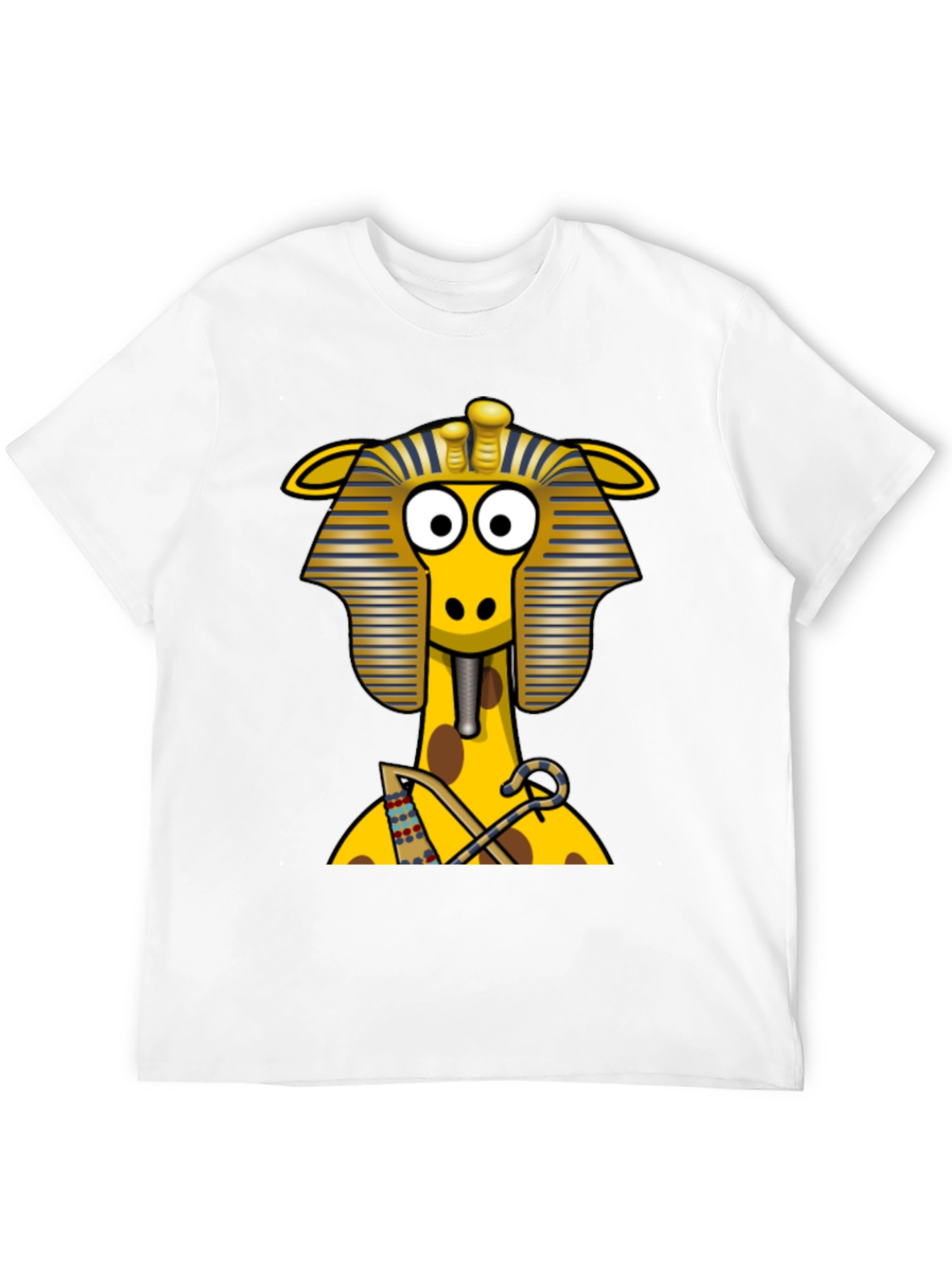 Egyptian Giraffe T-Shirt - Novelty Print