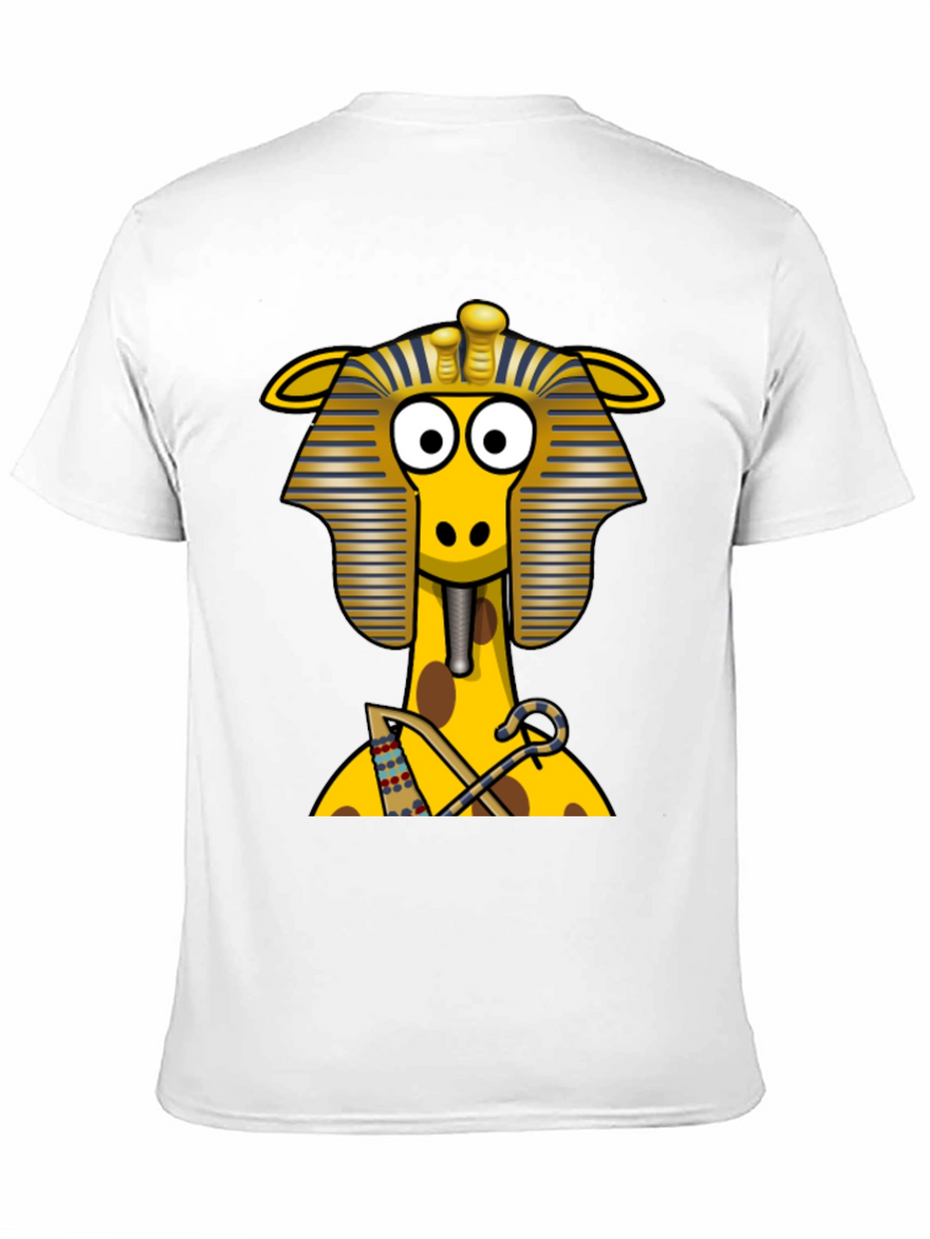 Egyptian Giraffe T-Shirt - Novelty Print