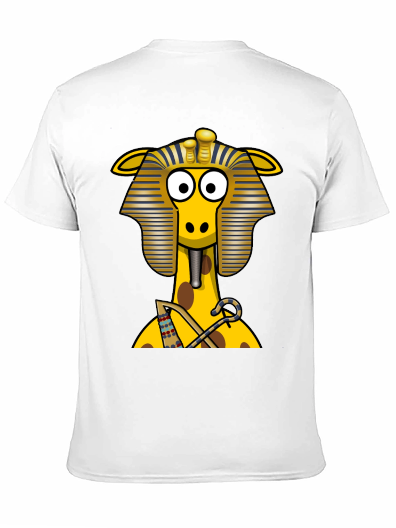 Egyptian Giraffe T-Shirt - Novelty Print