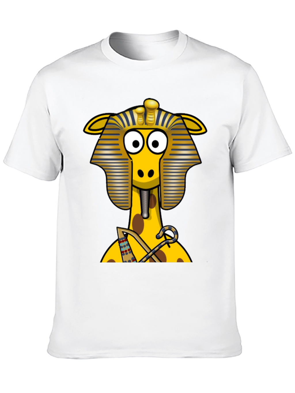 Egyptian Giraffe T-Shirt - Novelty Print