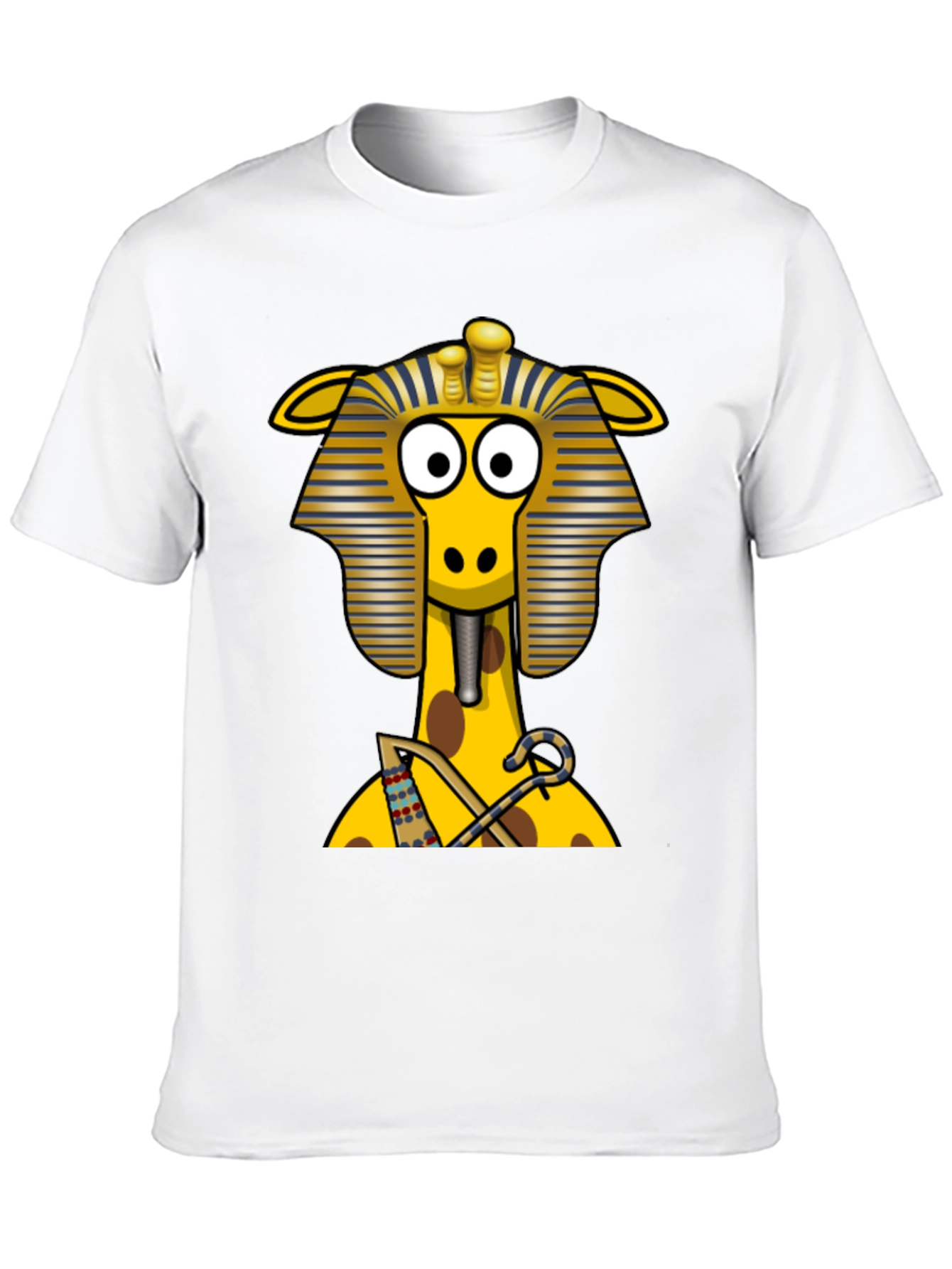 Egyptian Giraffe T-Shirt - Novelty Print