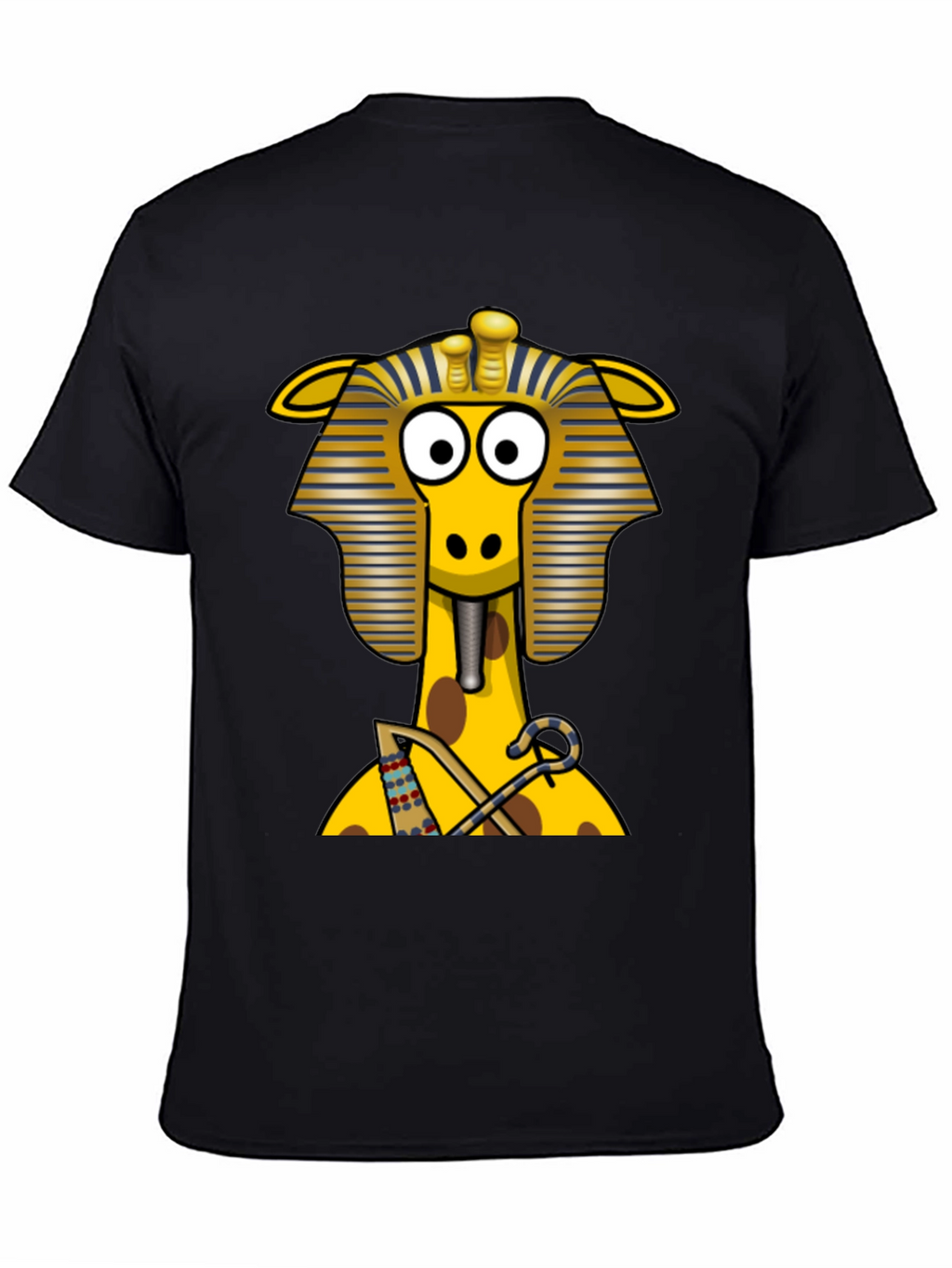 Egyptian Giraffe T-Shirt - Novelty Print