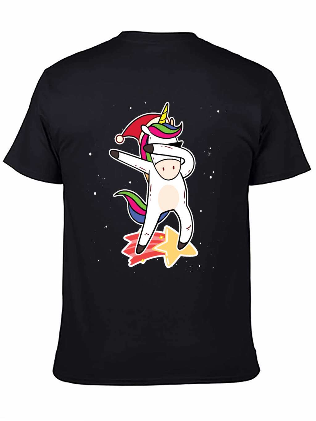 Dabbing Unicorn Christmas T-Shirt