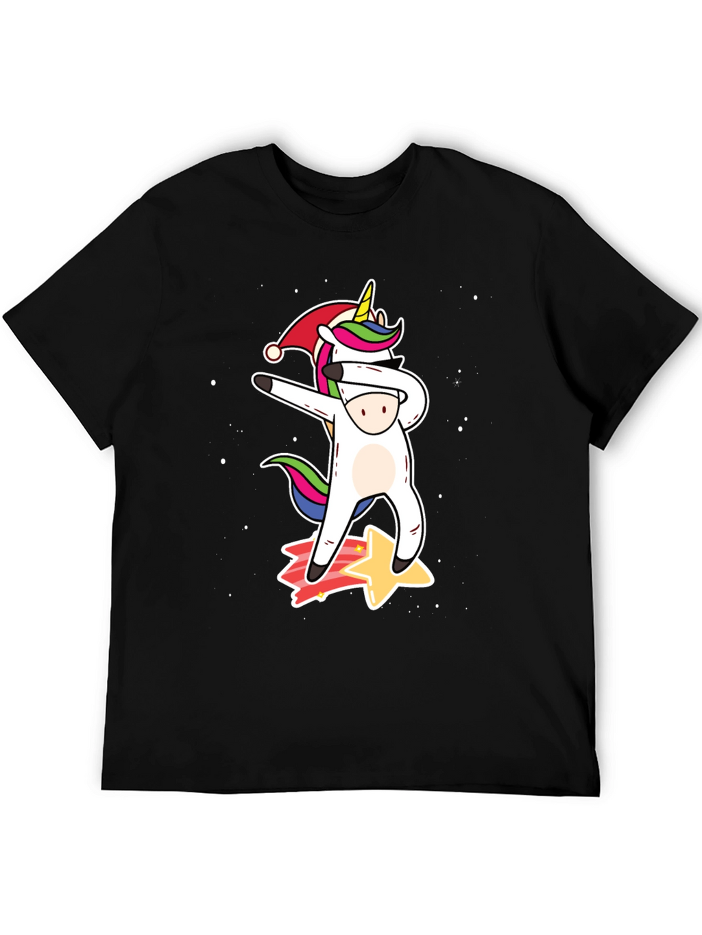 Dabbing Unicorn Christmas T-Shirt