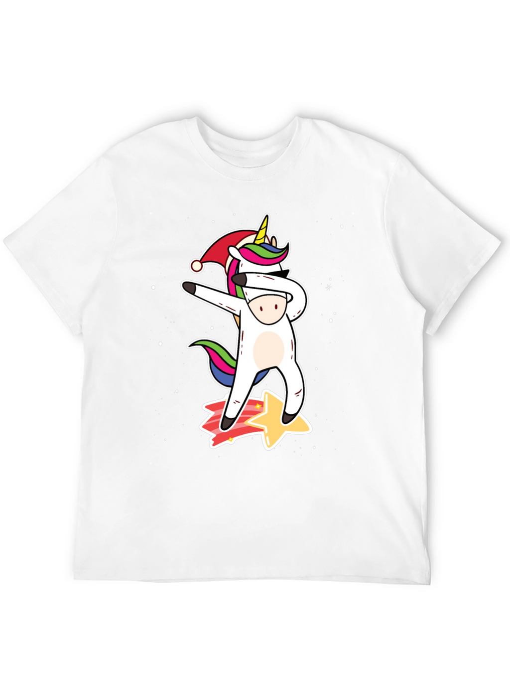Dabbing Unicorn Christmas T-Shirt