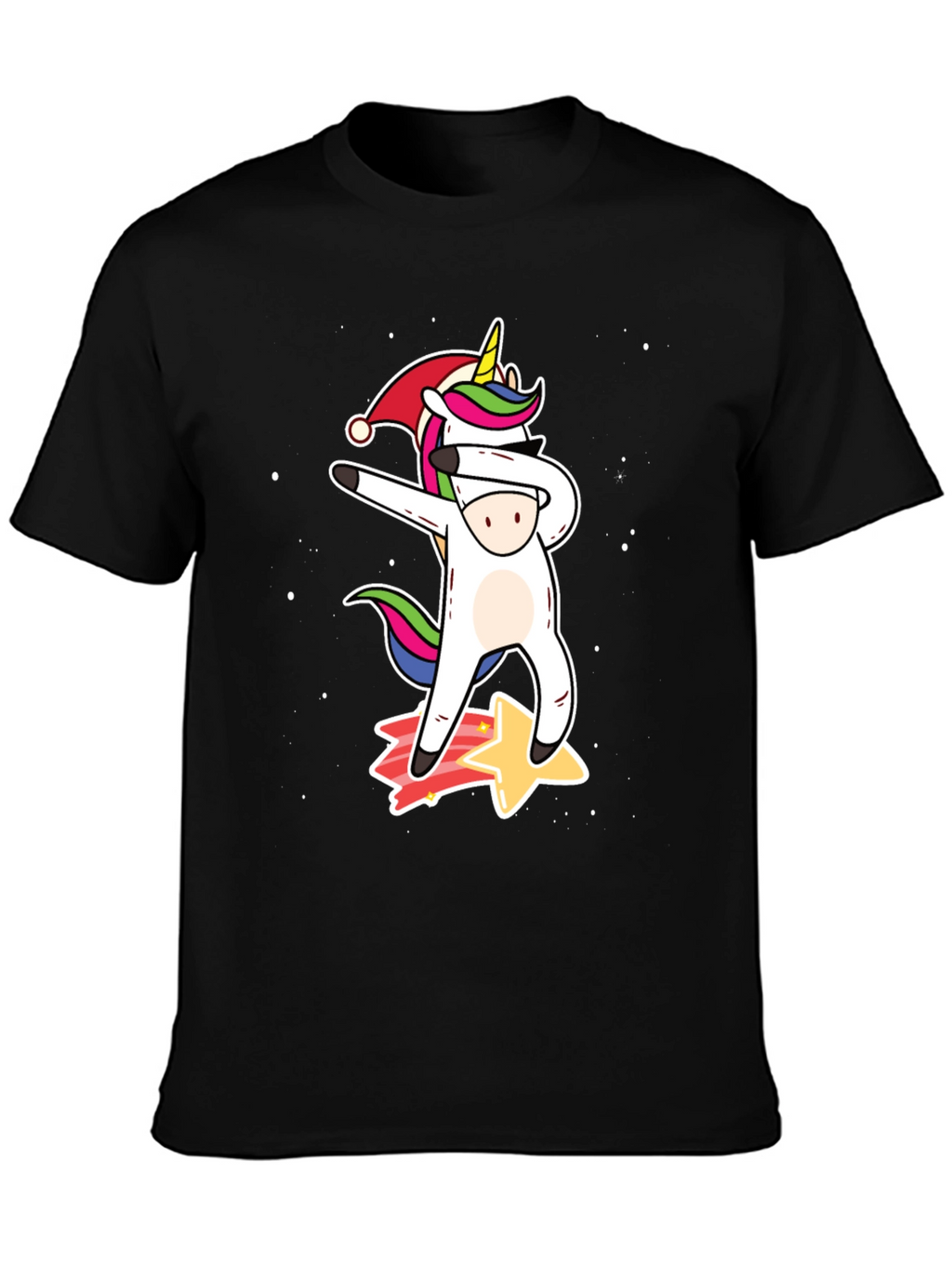 Dabbing Unicorn Christmas T-Shirt