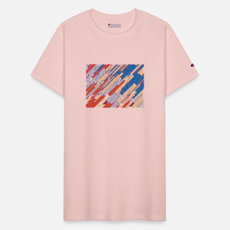 Abstract Design in Captivating Blue, Red,and Brown