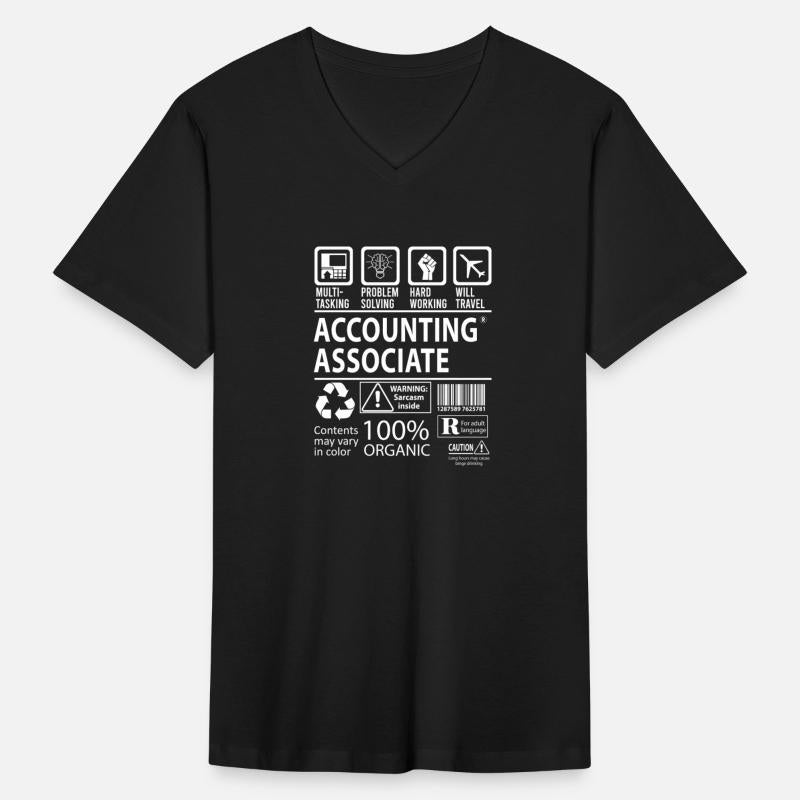 Accounting Associate T Shirt - Multitasking Job Gi