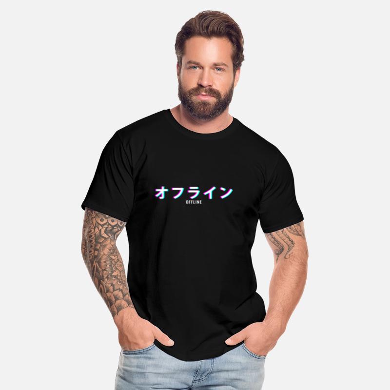Aesthetic Offline Japanese Text Vaporwave T