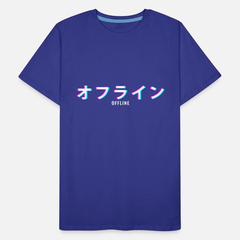 Aesthetic Offline Japanese Text Vaporwave T