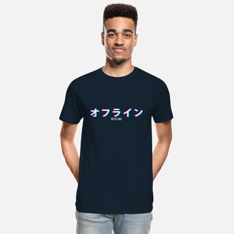 Aesthetic Offline Japanese Text Vaporwave T
