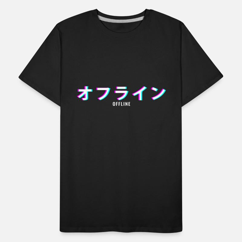 Aesthetic Offline Japanese Text Vaporwave T