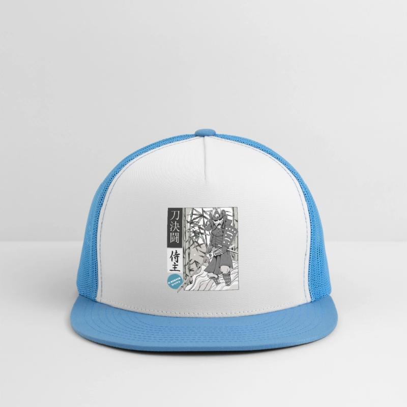 Aesthetic samurais master Comic Strip style