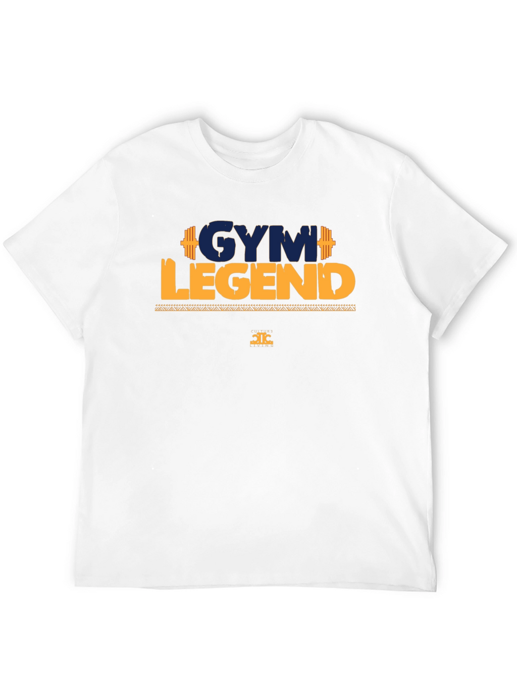 Gym Legend Graphic Tee - Black Cotton T-Shirt