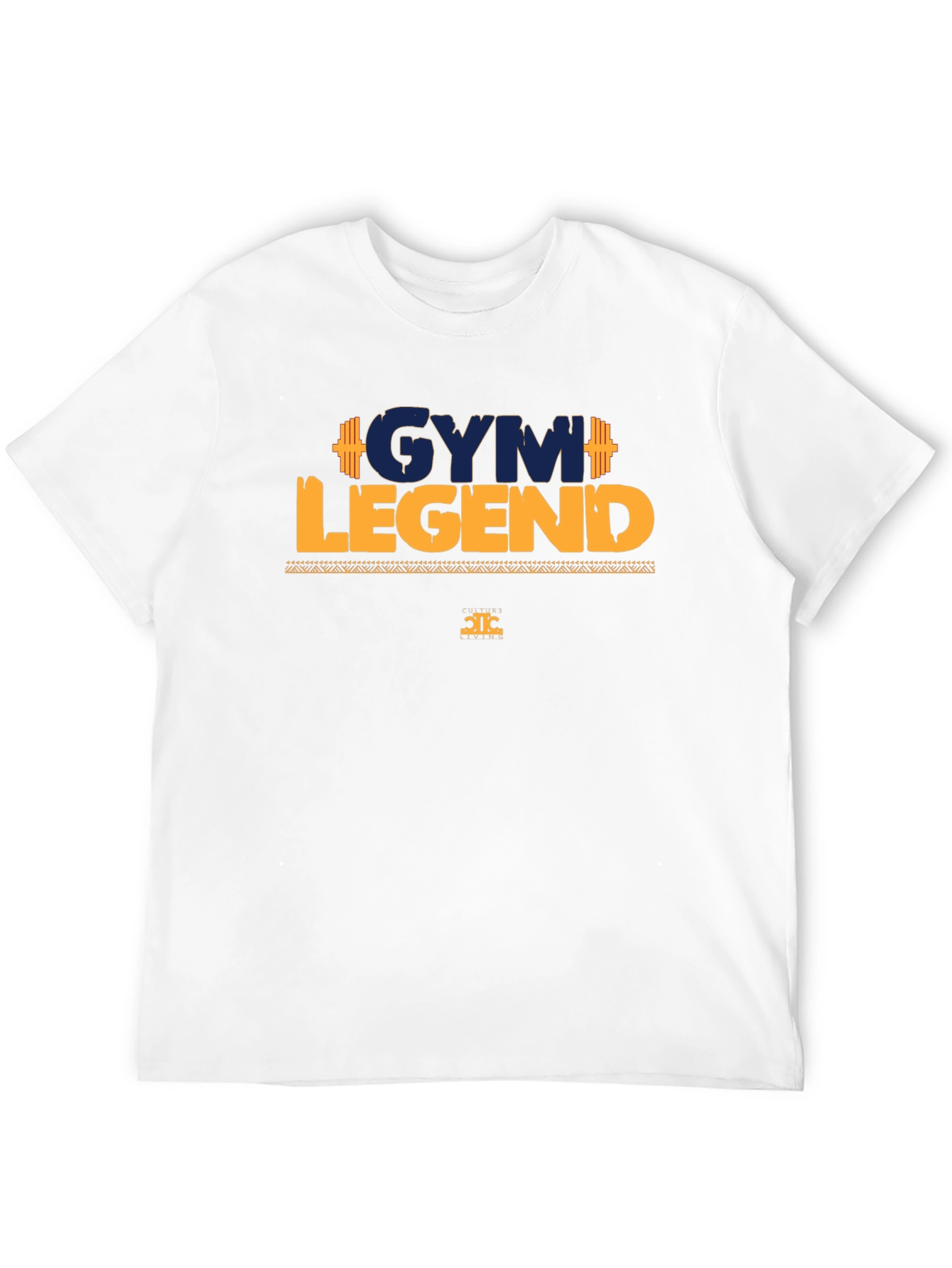 Gym Legend Graphic Tee - Black Cotton T-Shirt