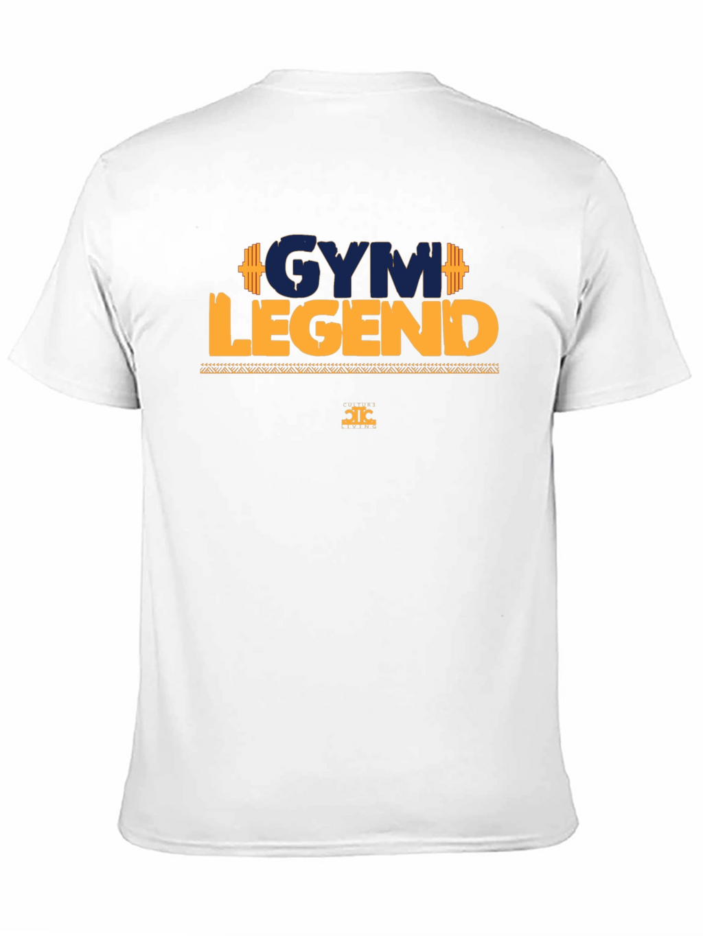 Gym Legend Graphic Tee - Black Cotton T-Shirt