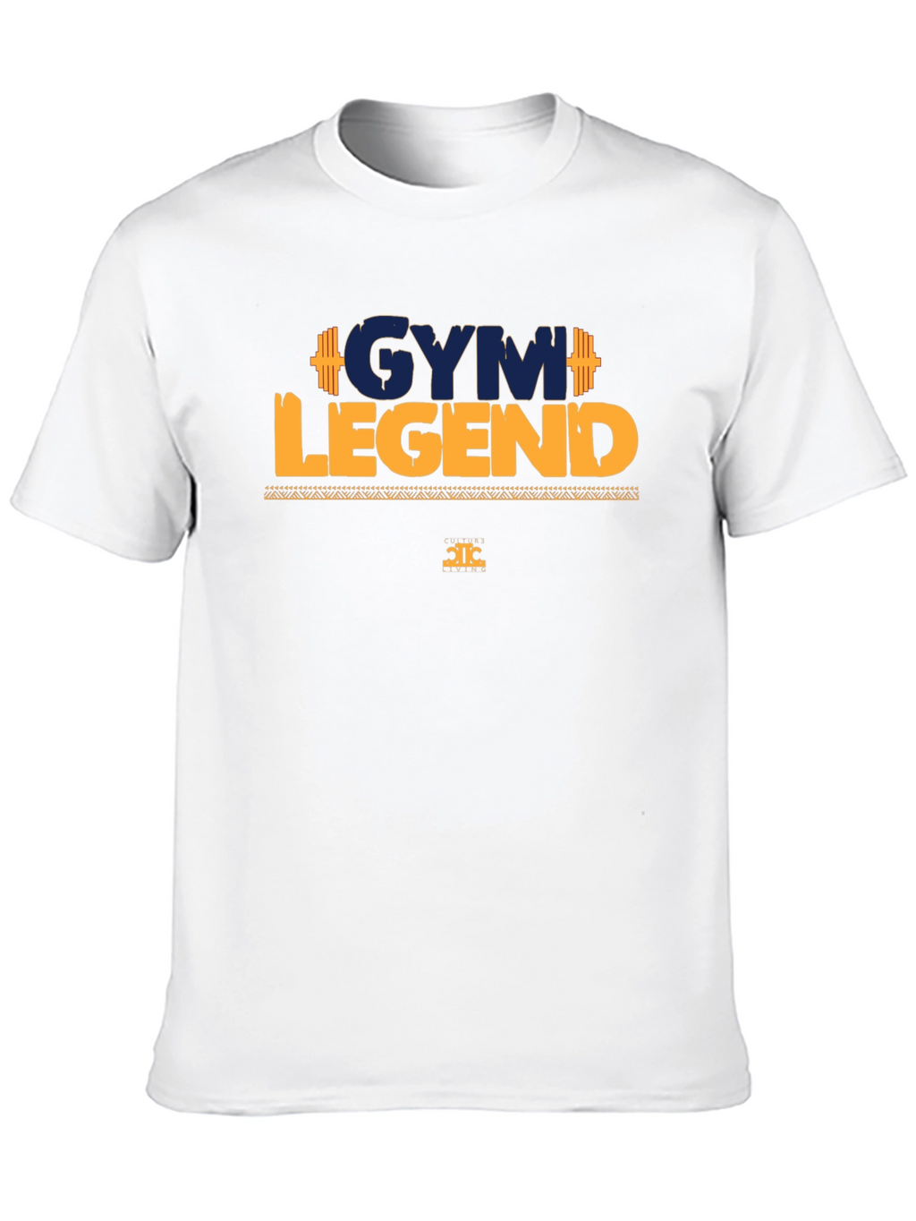 Gym Legend Graphic Tee - Black Cotton T-Shirt