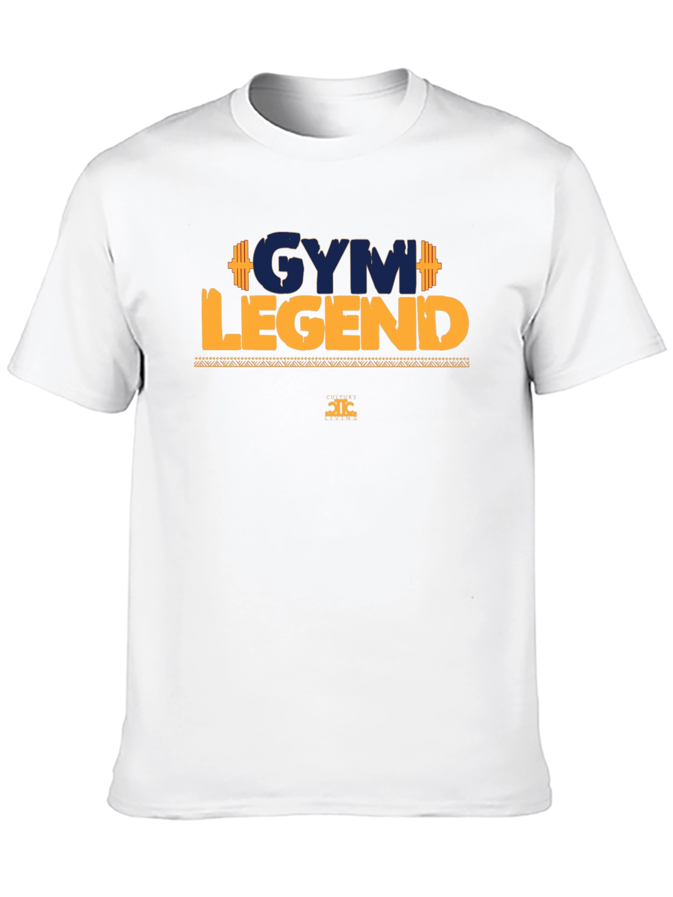 Gym Legend Graphic Tee - Black Cotton T-Shirt