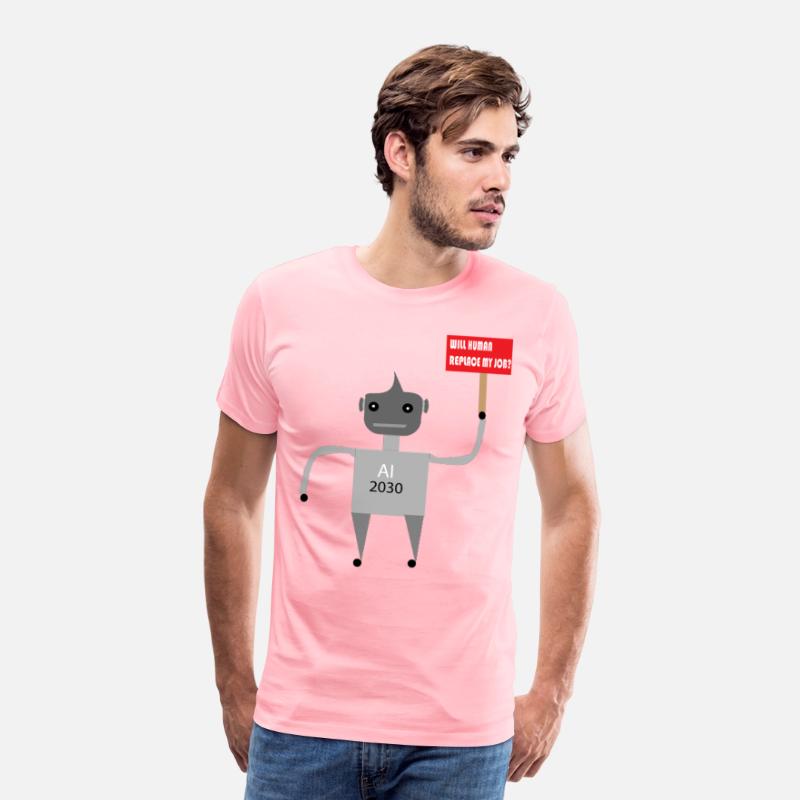 AI Job Replacement Fear - Funny Robot T-Shirt