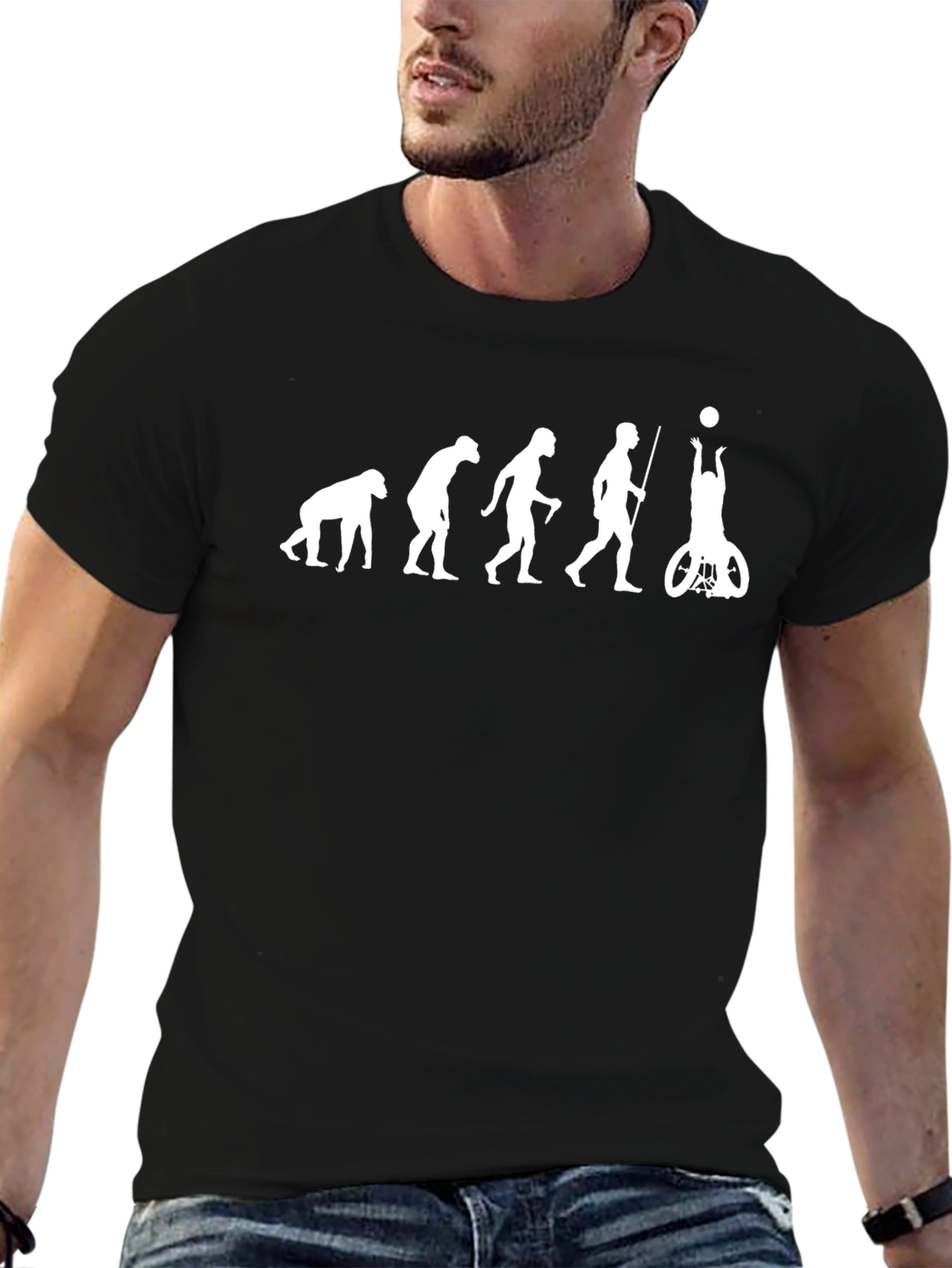 Evolution of Wheelchair Basketball T-Shirt
